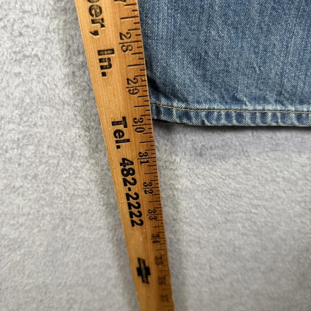 Polo Ralph Lauren Jeans Mens 44x30 Blue Hampton Relaxed Straight Denim Casual